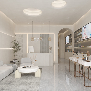 侘寂风美甲店3d模型下载