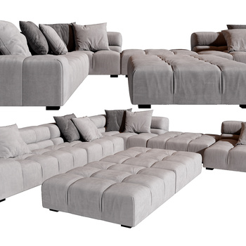 B&B 现代组合沙发3d模型