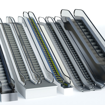 现代自动扶梯 su模型