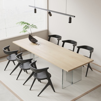 Getama 现代餐桌椅3d模型