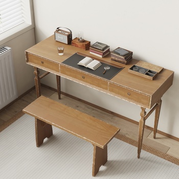 Punt 美式桌凳组合3d模型