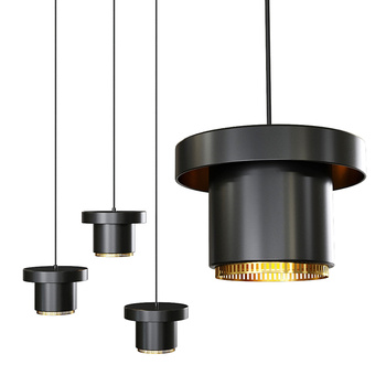 Artek Alvar Aalto 现代吊灯3d模型
