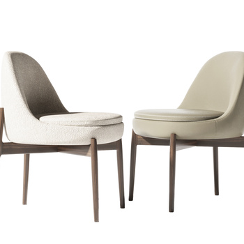 意大利minotti餐椅 现代单椅3d模型