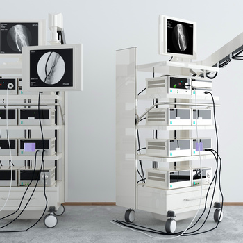 现代医疗设备3d模型
