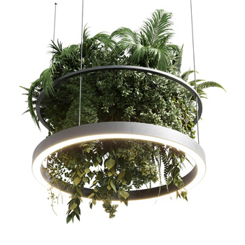 现代植物吊灯