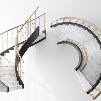 现代弧形楼梯