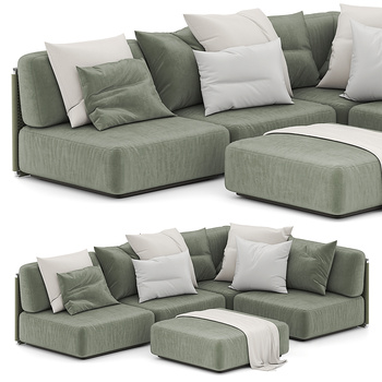 Flexform 现代沙发3d模型