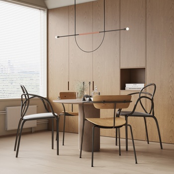 Frato 现代餐桌椅组合3d模型