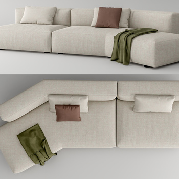 现代沙发su模型