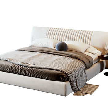MISSANA 现代双人床3d模型