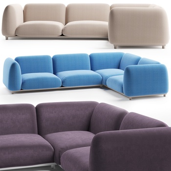 Paola Lent 现代沙发3d模型