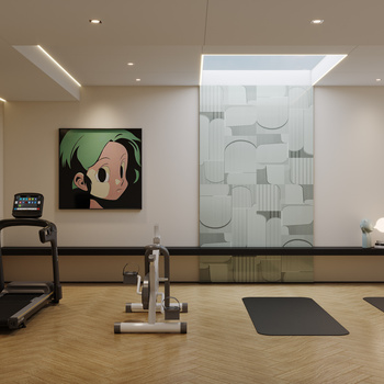 现代居家健身室