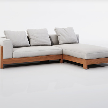 Minotti 现代户外沙发3d模型