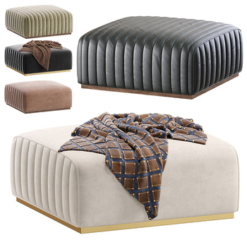 pertica现代沙发凳3d模型