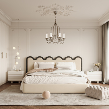 法式卧室 3d模型