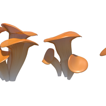 现代蘑菇雕塑小品