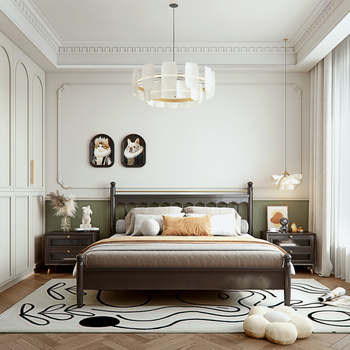 法式风格卧室3d模型