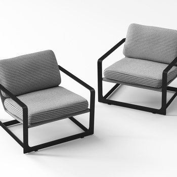 Missana 现代休闲椅3d模型