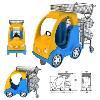 Kid Caddie 现代儿童购物车3d模型