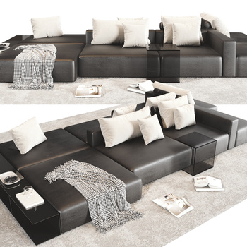 MISSANA 现代多人沙发3d模型