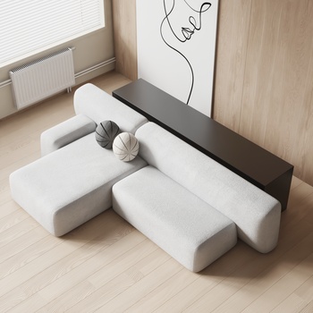 ALEMA 现代多人沙发3d模型