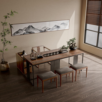 现代茶室3d模型
