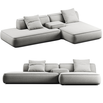 现代模块沙发3d模型