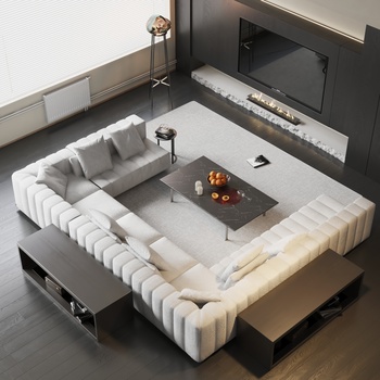 CHI WING LO 现代沙发茶几3d模型
