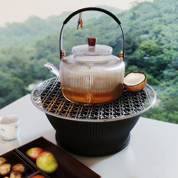 新中式围炉茶具3d模型
