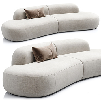  Areti Eichholtz 现代弧形沙发3d模型