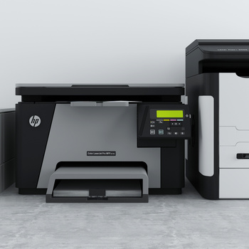现代打印机3d模型
