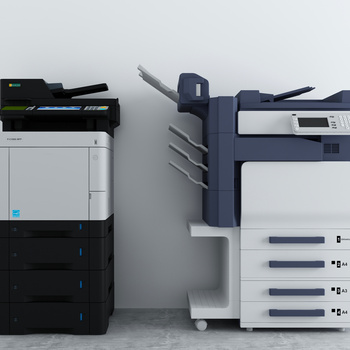 现代打印机复印机3d模型