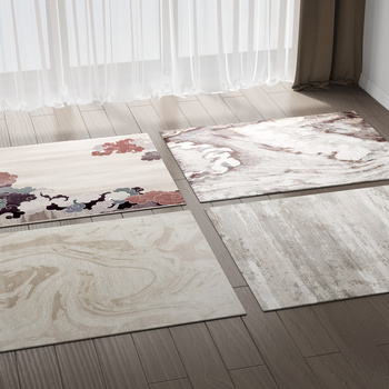 新中式地毯3d模型