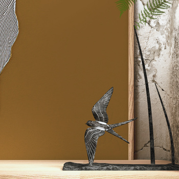 众睦设计 新中式燕子雕塑摆件