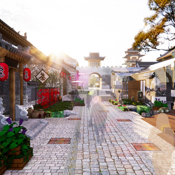 中式商业街
