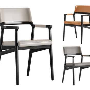 现代餐椅 3d模型