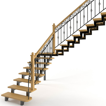 欧式楼梯护栏3d模型