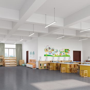 现代幼儿园物资室3d模型