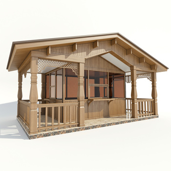 现代木屋3d模型