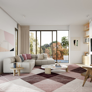 Souverain 现代住宅客厅3d模型