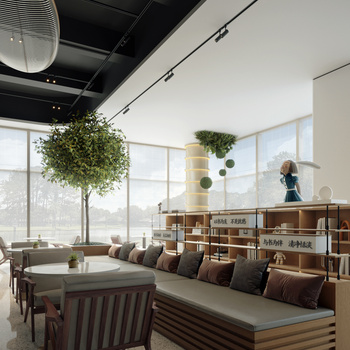 MDG美林设计 现代咖啡厅