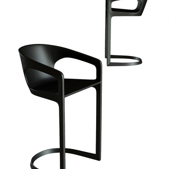 现代吧椅3d模型