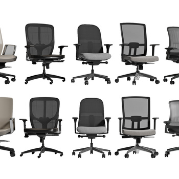 现代办公椅子3d模型