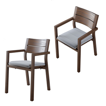 现代实木餐椅3d模型