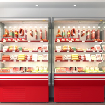 现代超市冰柜