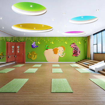 现代幼儿园体操室