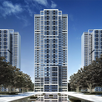 现代风格洋房多层住宅su模型下载