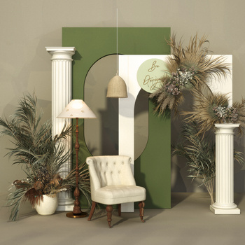 现代美陈3d模型