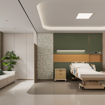 现代医院VIP病房3d模型