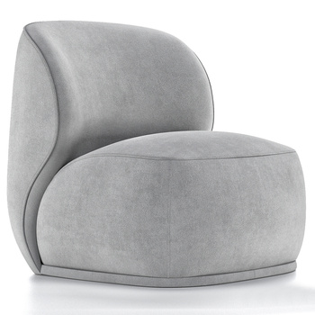 Luxury 现代单人沙发3d模型
